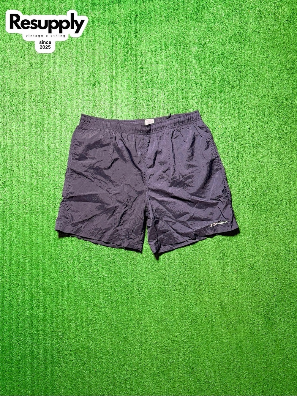 Vintage Reebok Navy Athletic Swim/Running Shorts